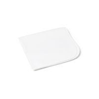 Mattress Pad, Bleached, 50% Cotton/50% Polyester Blend, 17" x 18", 24/Case