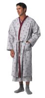 Patient Robe, Galaxy Cranberry Trim, Size L