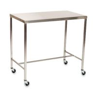 H-Brace Stainless Steel Instrument Table, 16" x 20" x 34"
