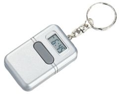 Silver Talking Clock Keychain