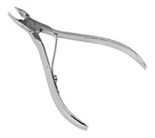 Chrome-plated cuticle nipper