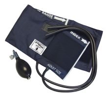 Accumax™ complete inflation system nylon cuff & 2-tube bladder, deluxe bulb & valve, black, thigh not made with natural rubber latex