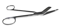 Lister bandage scissors stainless steel, one large ring, 8.25" (21 cm)