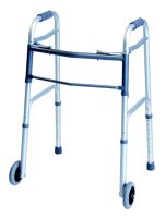 Everyday adult walker w/wheels dual release 1 ea