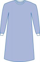 Nonreinforced Spunlace Gown, Size L