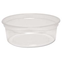 Food Container Solo® 8 oz. Plastic Clear Single Use