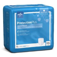 Absorbent Underwear FitRight® Super Pull On with Tear Away Seams Adult 2X-Large Unisex Disposable Heavy Absorbency
