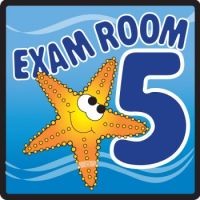 Door Sign Room Sign Clinton™ Exam Room 5
