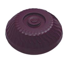 Dome Lid Dinex® Plastic Cranberry Red Reusable