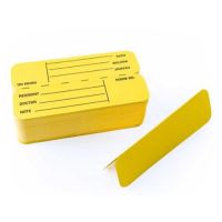 ID Card Carstens Half size Card Pockets 3-1/8 Inch For use with Binders, Storage Bins