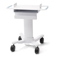 Cart Scale Scale Tronix White Pediatric Reusable 4-Caster For 4802D For use with Pediatric Scale 4802D