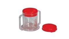Drinking Mug 10 oz. Plastic Clear Reusable