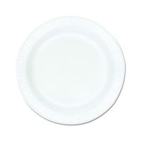 Compartment Plate Dart® Concorde® Nonlaminated Foam White Single Use