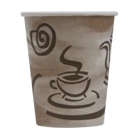 Drinking Cup Empress Hot Cups 8 oz. Paper Empress Print Disposable