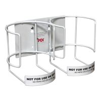 Canister Double Wall Bracket Sani-Bracket® 5.512 X 5.512 X 10.712 Inch, White
