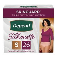 Absorbent Underwear Depend® Silhouette® Waistband Style Adult Small Female Disposable Heavy Absorbency