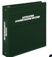 Binder Carstens 3 Ring Hunter Green Side Opening