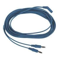 Bipolar Forceps Cord Reusable, Autoclavable, Blue, 3.65 Meter Length