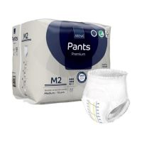 Absorbent Underwear Abena® Premium Pants M2 Pull On with Tear Away Seams Adult Medium Unisex Disposable Heavy Absorbency