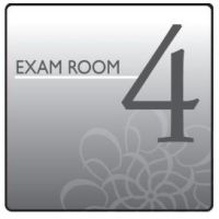 Door Sign (Standard) Exam Room Clinton Industries Exam Room 4