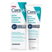 Acne Treatment CeraVe® Acne Foaming Cream Cleanser 5 oz. Cream