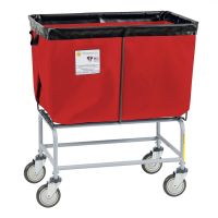 Basket Truck 60 lbs. Weight Capacity Powder Coated Steel 5 Inch Clean Wheel System™ Casters