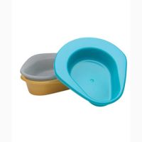 Stackable Bedpan Medegen Unisex Turquoise 2.5 Quart / 2366 mL