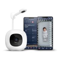 Baby Monitor with Wall Mount Nanit Pro Smart AC Adapter 1080p HD video quality