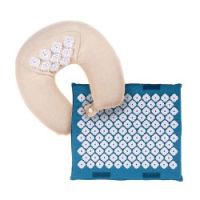 Acupressure Travel Set Kanjo Foot Mat: 1 X 14 X 16 Inch / Neck Pillow: 5 X 12 X 13 Inch, EA/1