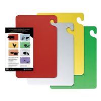 Cutting Board Set San Jamar® Cut-N-Carry® Plastic 18 X 12 X 1/2 Inch