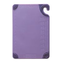 Cutting Board Allergen Saf-T-Zone™ Plastic 6 X 9 X 0.38 Inch