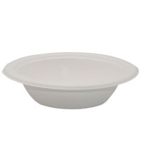 Bowl Medd Max 12 oz. Compostable Bagasse White Single Use