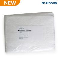 Anti-Static Anti-Fatigue Floor Mat McKesson 28 Inch X 40 Foot Heavy Absorbency White Spunbond / Melt-Blown Polypropylene