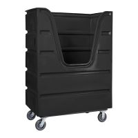 Bulk Transport Truck 1800 lbs. Weight Capacity Poly / Steel 2 Rigid, 2 Swivel Casters, EA/1