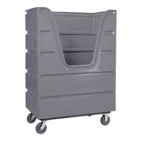 Bulk Transport Truck 1800 lbs. Weight Capacity Poly / Steel 2 Rigid, 2 Swivel Casters
