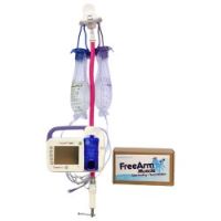 Feeding Tube / Infusion Bag Holder FreeArm® Muscle Pink For Feeding Bags, Gravity Sryinges, Lightweight Feeding Pumps