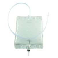 Urinary Leg Bag Conveen® Security+ Anti-Reflux Valve Sterile 1,500 mL Polyethylene / Flocked