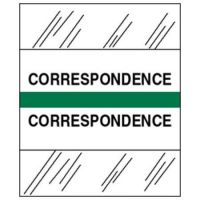 Index Tab 1/2 X 1-1/4 Inch Correspondence