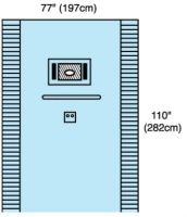 EENT Drape Ophthalmic Drape 77 W X 110 L Inch Sterile