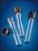 AccuTube® Tube Closure LDPE Universal Natural 12 to 13 mm Diameter For 12 and 13 mm Blood Drawing Tubes / Glass Test Tubes / Plastic Culture Tubes NonSterile