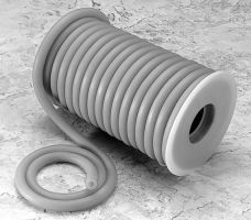 General Use Tubing Amber 1/4 Inch I.D. 50 Foot Length Natural Latex Rubber NonSterile, RL/1