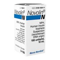 Novolin® N NPH, Human Insulin Isophane 100 U / mL Injection 10 mL