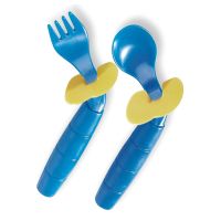 Curved Utensil Set EasieEaters™ Plastic Reusable