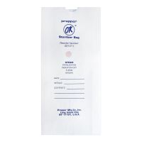 Autoclave Bag OK® Steam 1-1/2 X 5-2/5 X 12 Inch White / Blue Tape Seal Medical Grade Paper