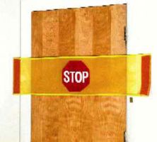 Door Sign Restricted Access AliMed® STOP