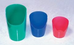 ADL Dysphagia Cup Flexi-Cut™ Nosey Cup 2 oz. Plastic Blue Reusable