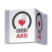 Door / Wall Sign First Aid Sign ZOLL® Aed Automated External Defibrillator