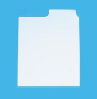 Card Divider 6-7/8 X 8-15/16 Inch, Tab: 1 X 3-1/8 Inch