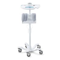 Cable Management Mobile Stand Welch Allyn With Storage Bin For use with Welch Allyn Connex Vital Signs Monitors