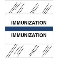 Index Tab 1/2 X 1-1/4 Inch Immunization